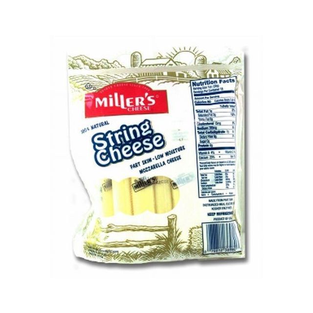 Miller's String cheese Single Family Pak 18 Oz