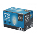 Ohr Neironim Shabbos Candles 4 Hours 72 Pk