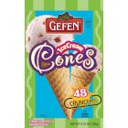 Gefen Ice Cream Cones 48 Pc -6.75 oz