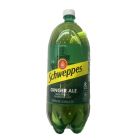 Schweppes Caffeine-Free Ginger Ale Soda  2 Liter