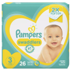 Pampers Baby Swaddlers Diapers Size 3  For 16-28Lb  7-13 Kg  26 Ct