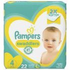 Pampers Baby Swaddlers Diapers Size 4  For 22-37Lb  10-17 Kg  22 Ct