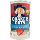 Quaker Oats 100% Whole Grain Quick 1 - Minute Net Wt 42 oz