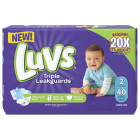 Luvs Triple Leakguards Diapers Size 2 -  40 Ct