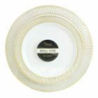 Spiral 7.5″ & 10.25″ Plates White & Gold 40 Ct