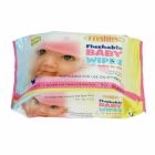 Freshies Baby Wipes Flushable - 90 Ct