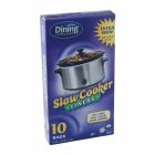 Dining Collection Slow Cooker Liners (Wide) - 13" x 21" x 4" - 10 ct