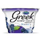 Norman's Greek Nonfat Yogurt blueberry 6 Oz