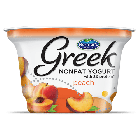 Norman's Greek Nonfat Yogurt peach 6 Oz