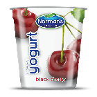 Norman’s Black Cherry Low-Fat Yogurt 5.3 Oz