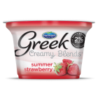 Norman’s Greek Creamy Blends summer strawberry 2% Fat Yogurt 5.3 Oz