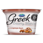 Norman’s Greek Creamy Blends cinnamon bun 2% Fat Yogurt 5.3 Oz