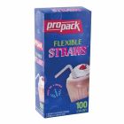 Propack Flexible Straws - 100 Coun