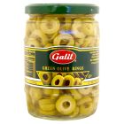 Galil Jarred Green Olive Rings 19.7 Oz