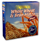 Kemach Whole Wheat & Bran Matzo 10.5 Oz