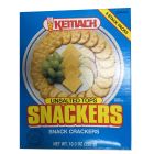 Kemach Unsaltad Tops Snackers Snack Crackers 10.3 Oz