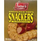 Liebers Unsalted Snack Crackers - 3 Packs 10.3 Oz