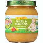 Earth's Best Organic Baby Food Pears & Mangos, Stage 2 - 4 Oz