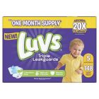 Luvs Baby Diapers Size 5 (12+ Kg)148 Ct