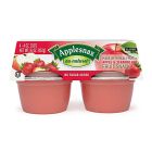 Applesnax Unsweetened Applesauce With Strawberries 4 Pack X 4 Oz